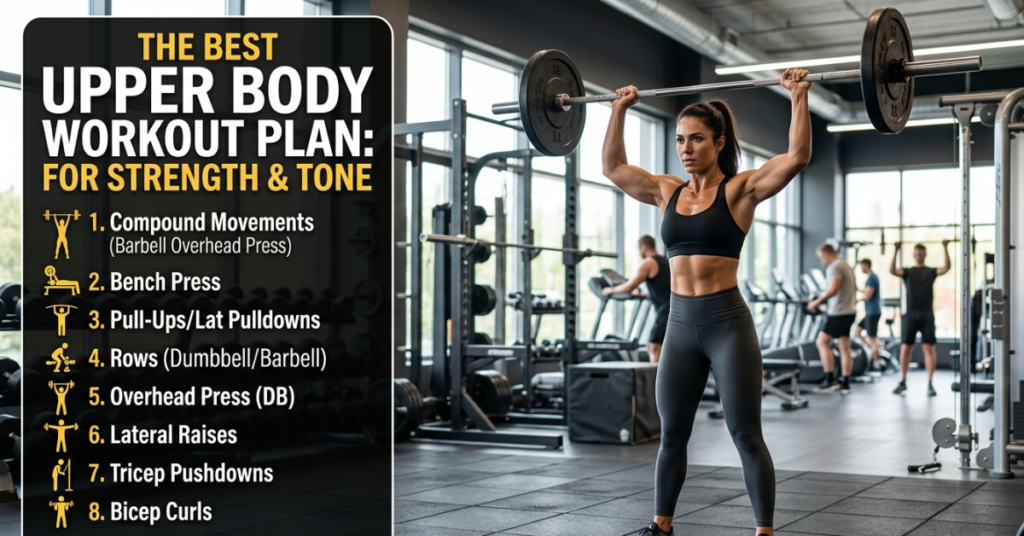 Best Upper Body Workout Plan for Strength & Tone