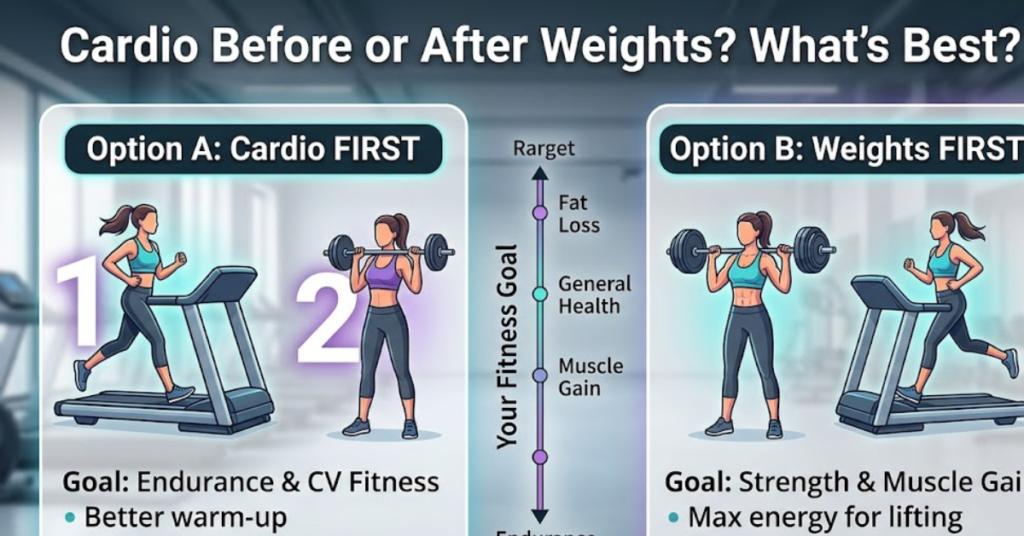 Cardio Before or After Weights? What’s Best