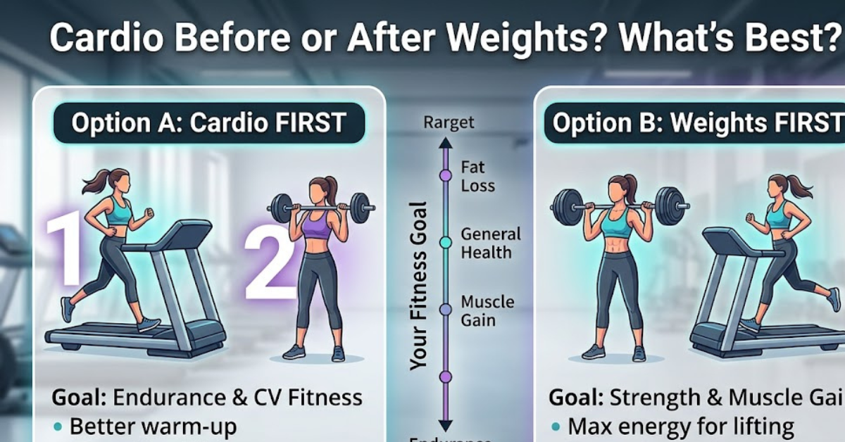 Cardio Before or After Weights? What’s Best