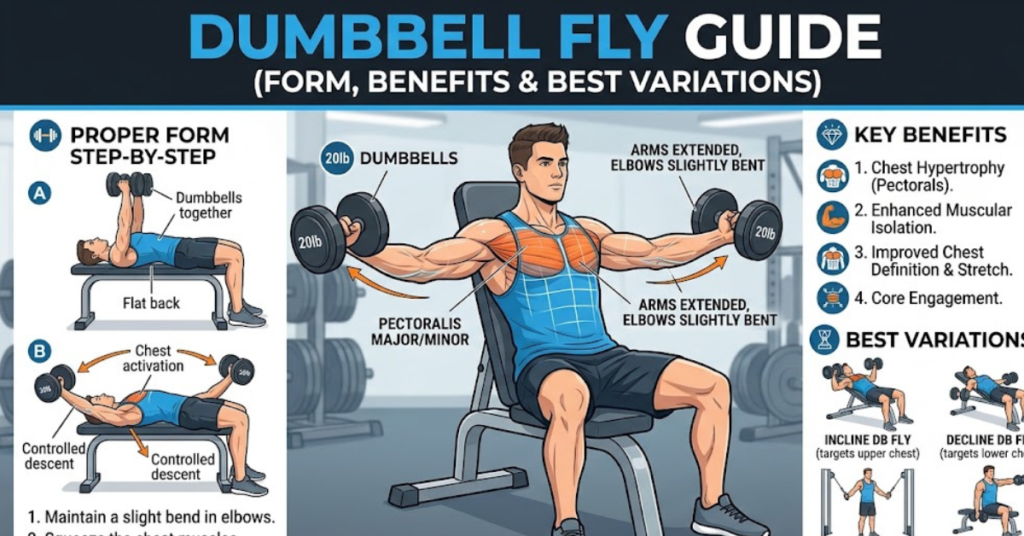 Dumbbell Fly Guide: Form, Benefits & Best Variations