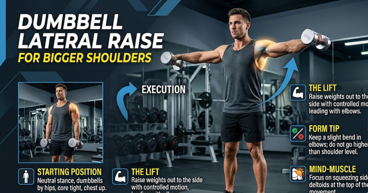 Dumbbell Lateral Raise Guide for Bigger Shoulders