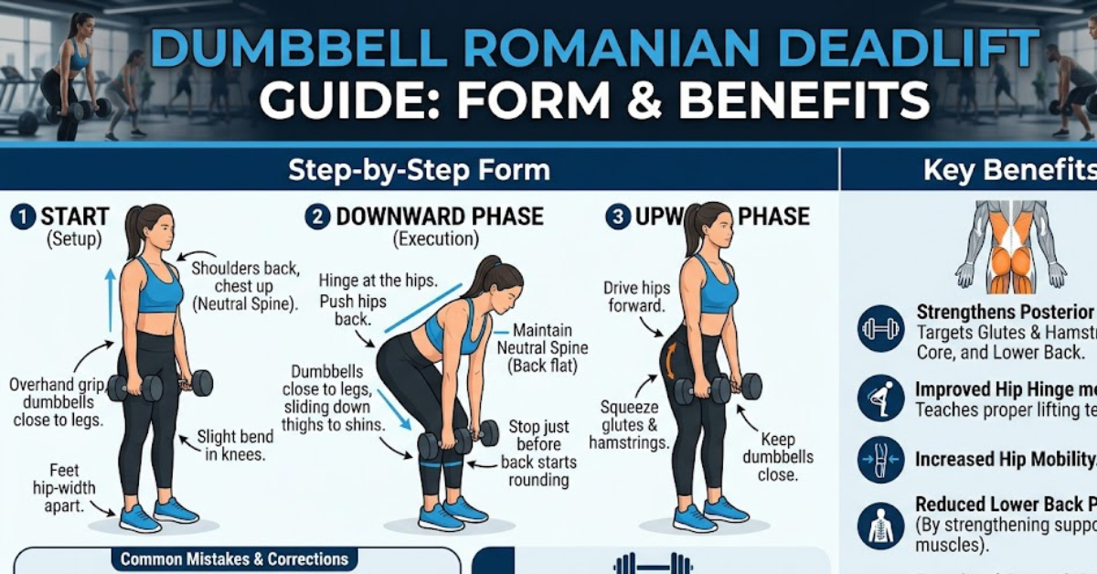 Dumbbell Romanian Deadlift Guide: Form & Benefits