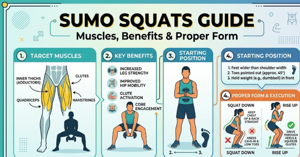 Sumo Squats Guide: Muscles, Benefits & Proper Form