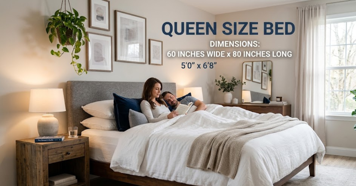 How Big Is a Queen Size Bed Full Size Guide