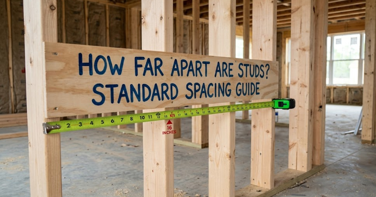 How Far Apart Are Studs? Standard Spacing Guide