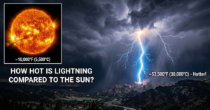 How Hot Is Lightning Compared to the Sun