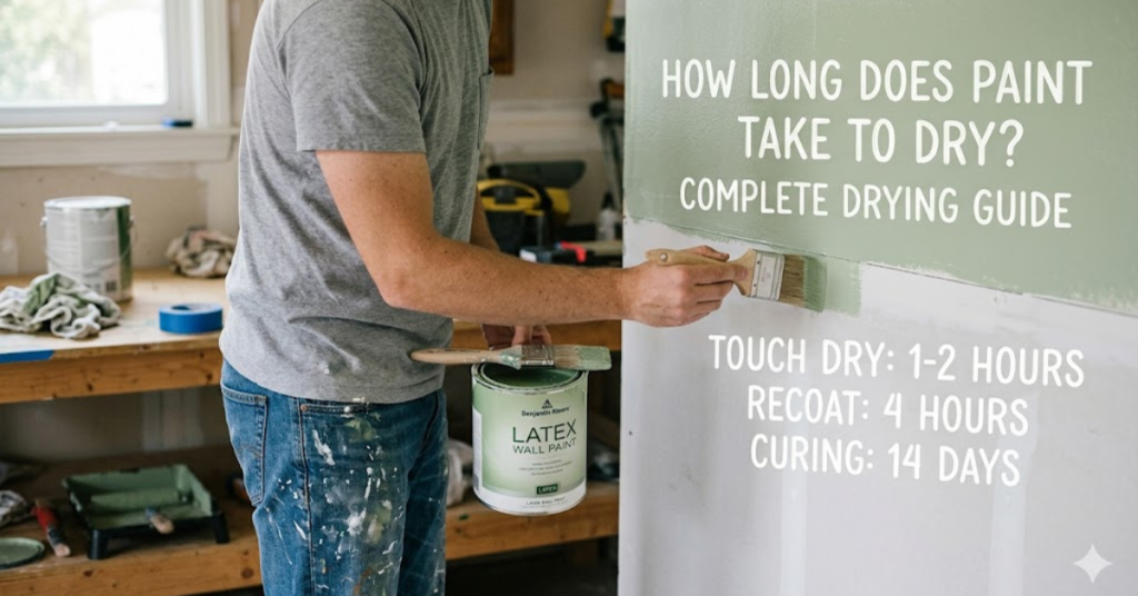 How Long Does Paint Take to Dry Complete Drying Guide