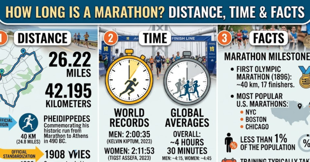 How Long Is a Marathon? Distance, Time & Facts
