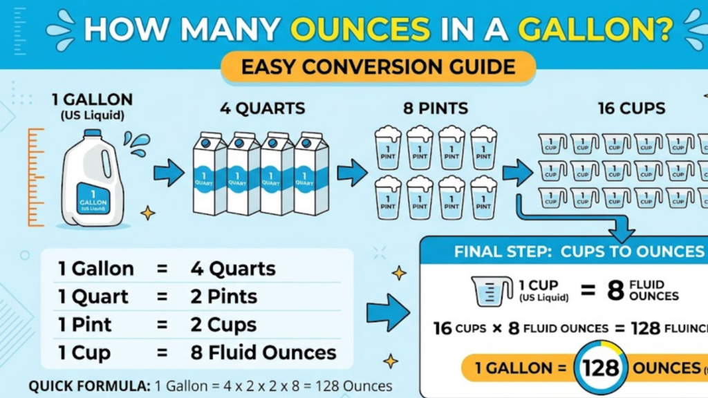 How Many Ounces in a Gallon Easy Conversion Guide