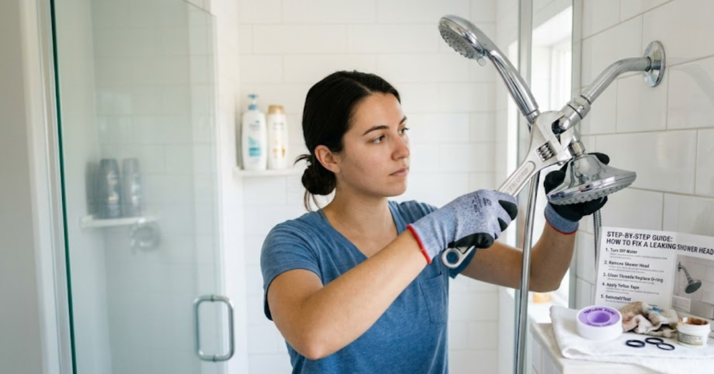 How to Fix a Leaking Shower Head (Step-by-Step Guide)