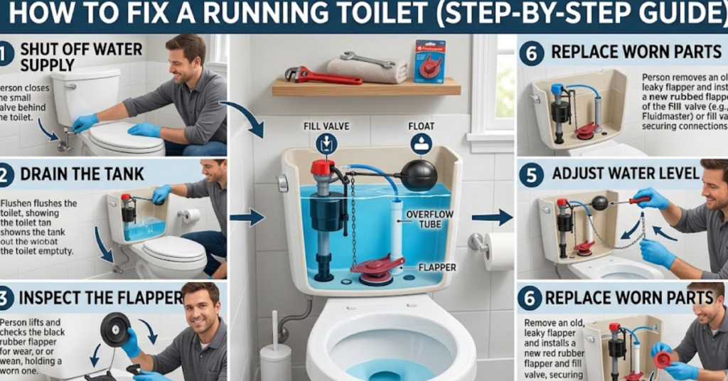 How to Fix a Running Toilet (Step-by-Step Guide)