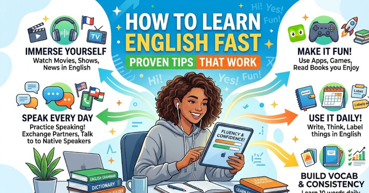 How to Learn English Fast: Proven Tips That Work