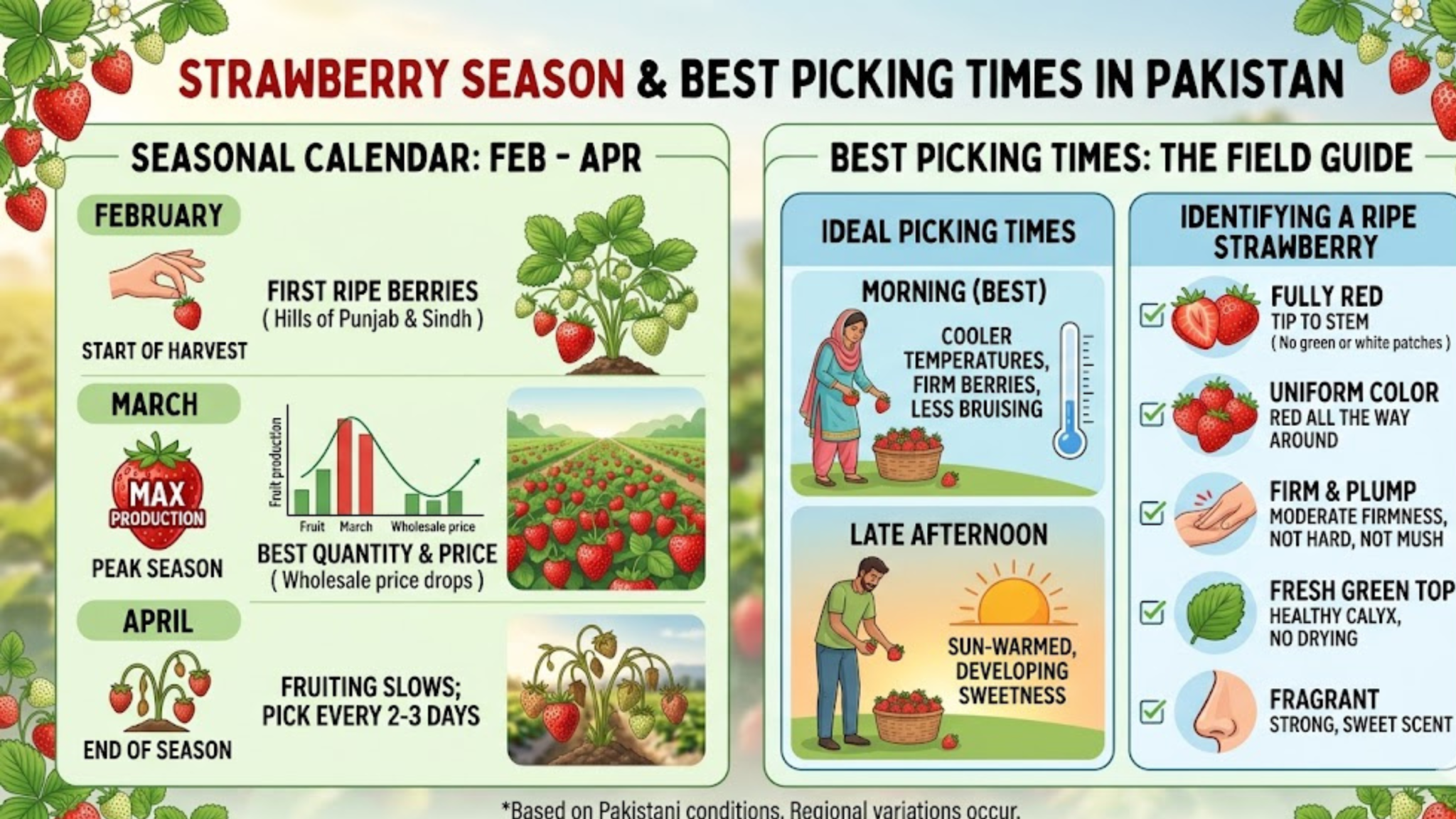 When Are Strawberries in Season Best Picking Times