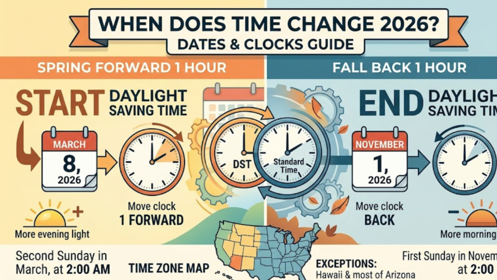 When Does Time Change 2026? Dates & Clocks Guide