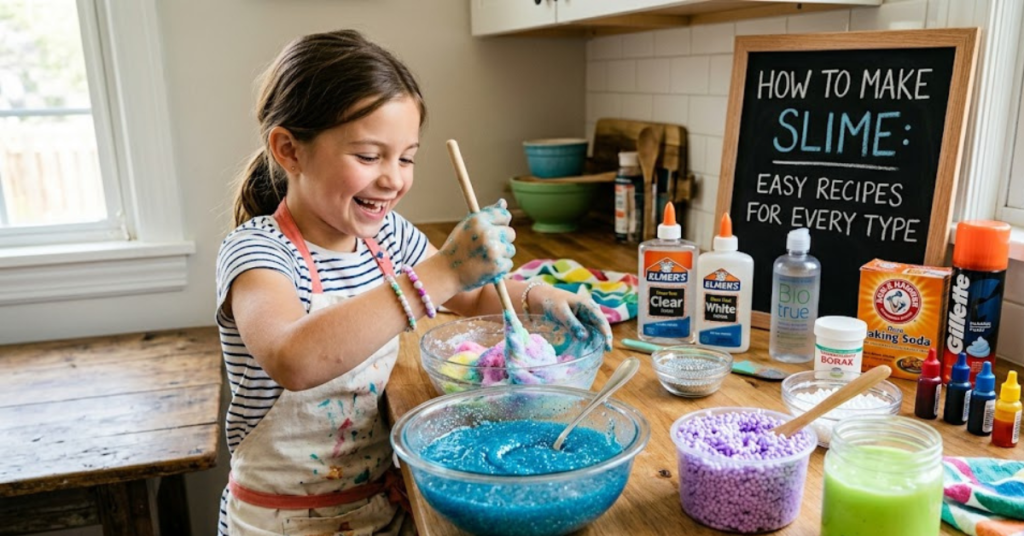 How to Make Slime: Easy Recipes for Every Type