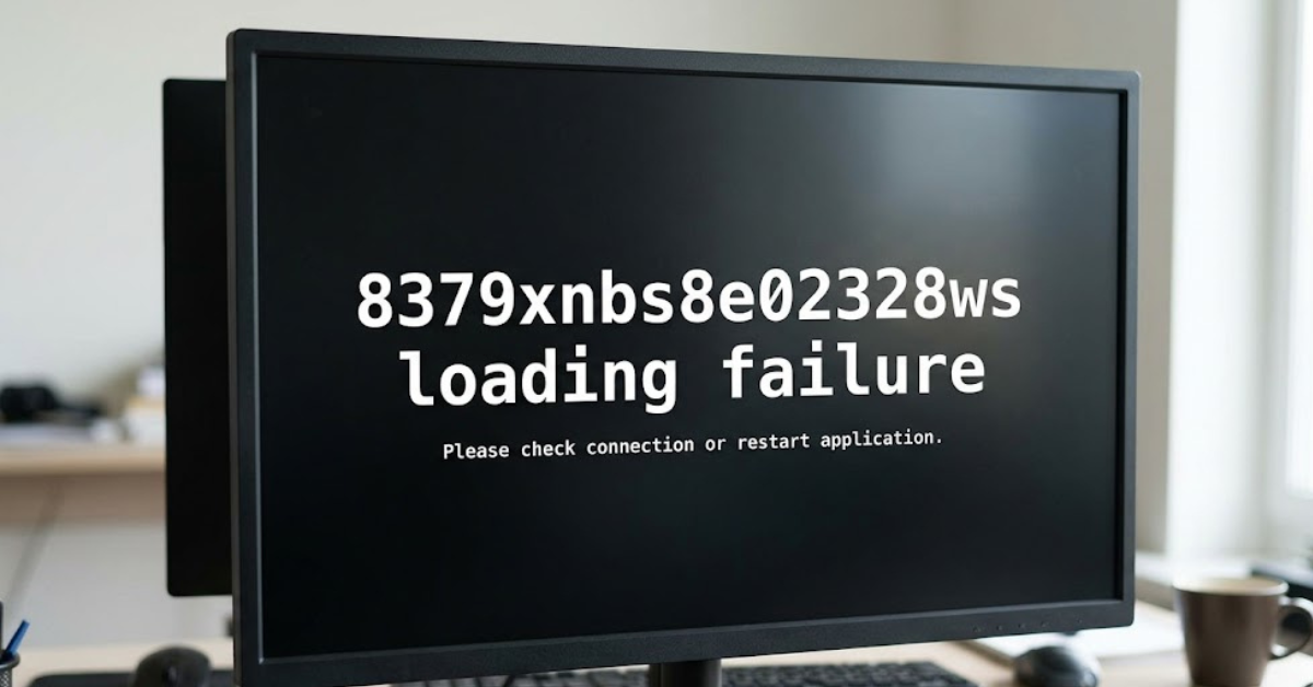 8379xnbs8e02328ws Loading Failure: What It Means and How to Fix It